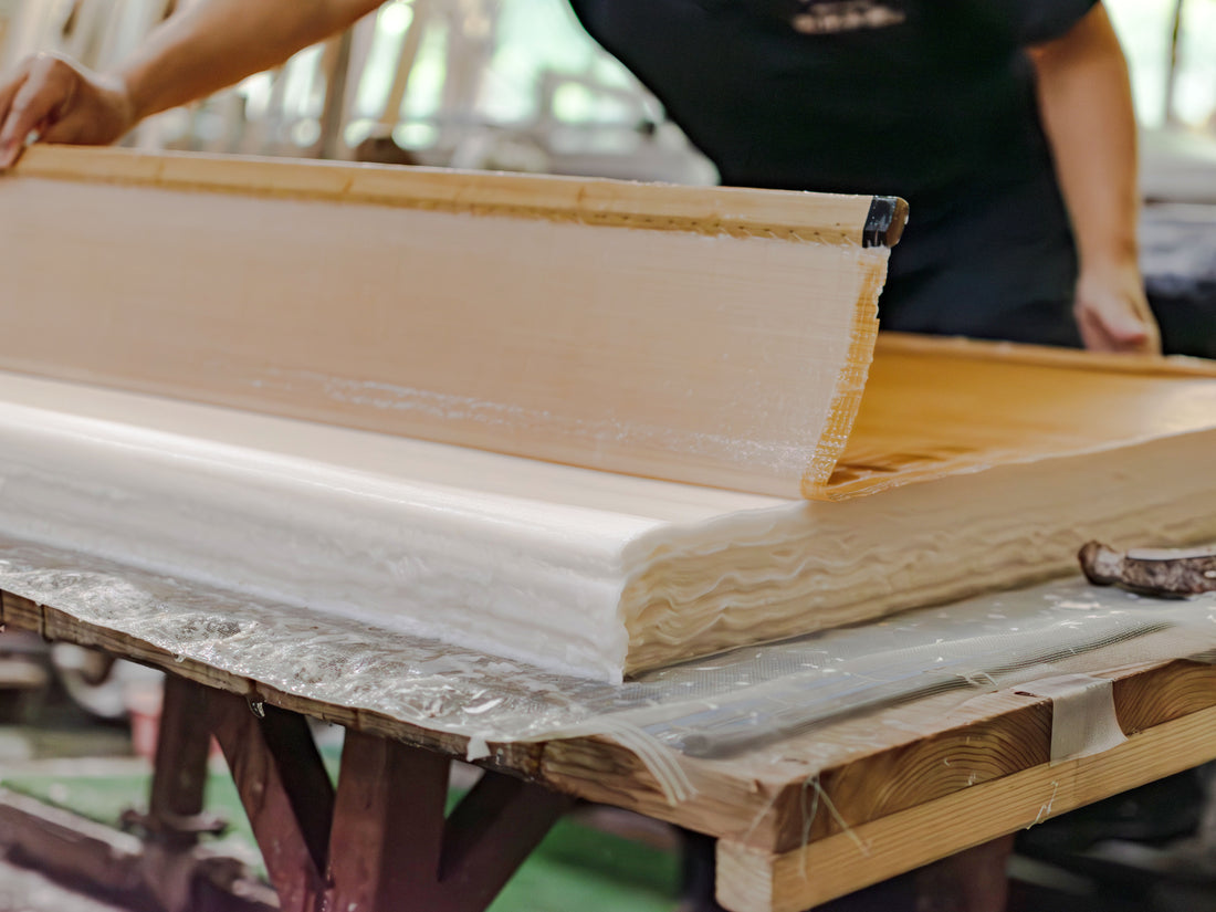 因州和紙ができるまで