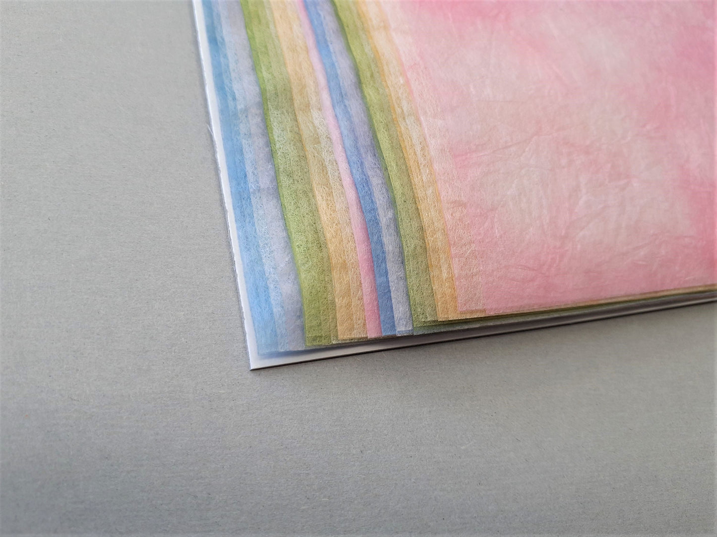 典具揉み染 20色セット 15cm×15cm <楮使用>