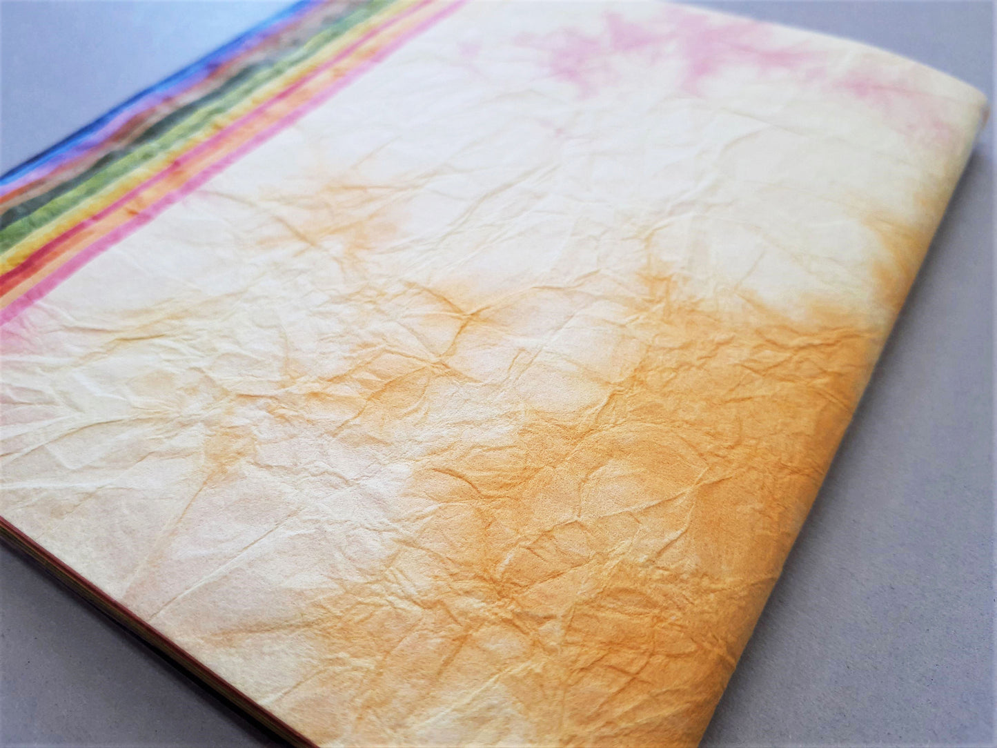 染和紙 ちぎり絵 はり絵 切り絵 因州和紙 もみ染め