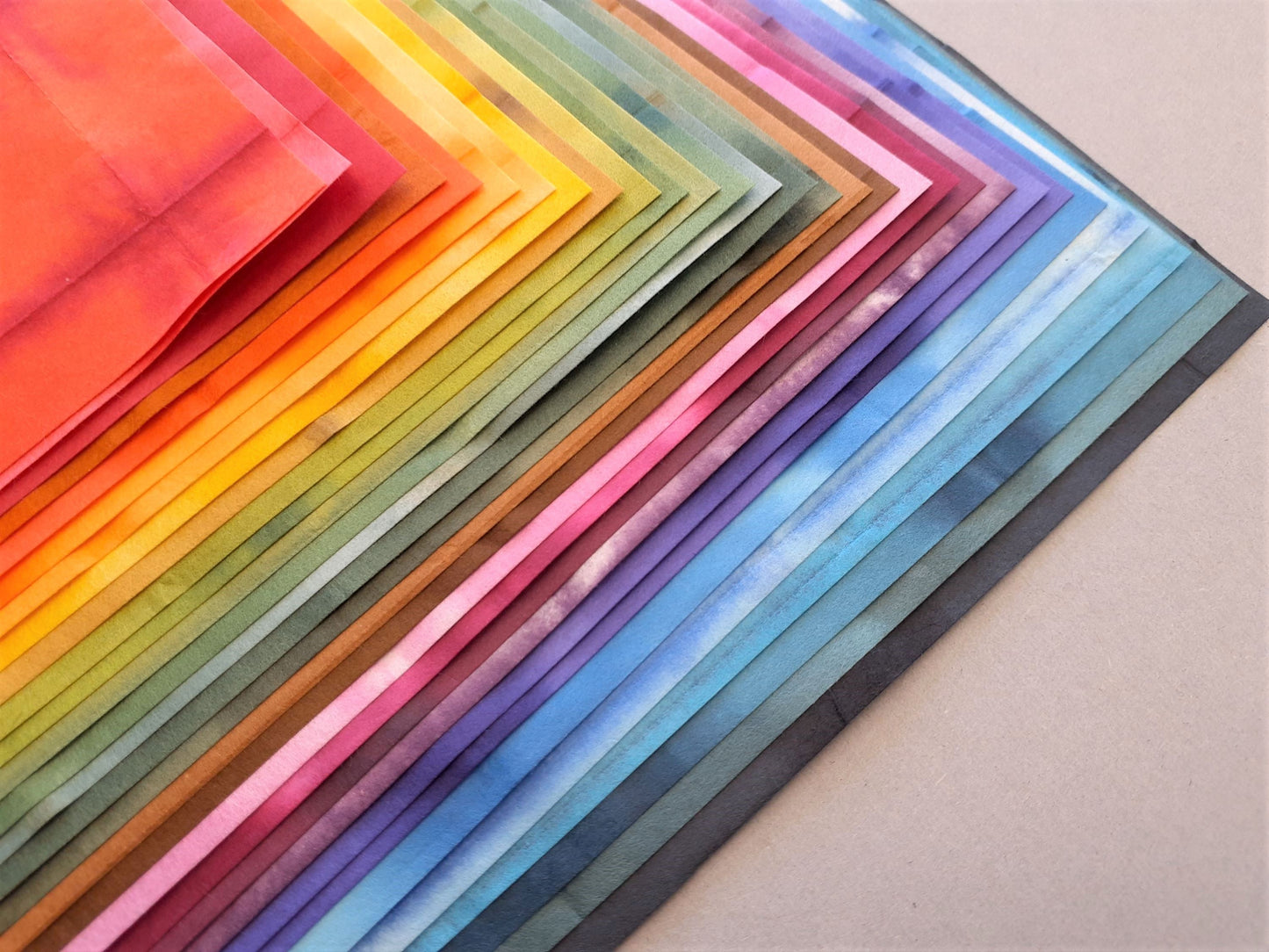 板締染和紙 30色セット 20×30cm <楮使用>