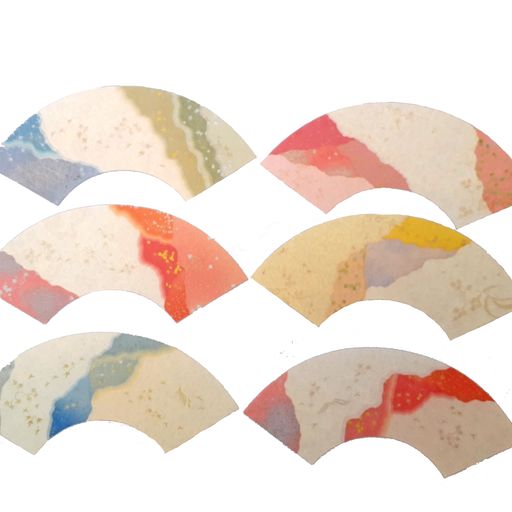 破り継料紙 優美 扇面(中)