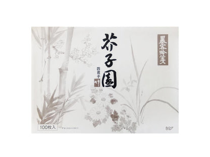水墨画用紙　芥子園竹　F4判　100枚