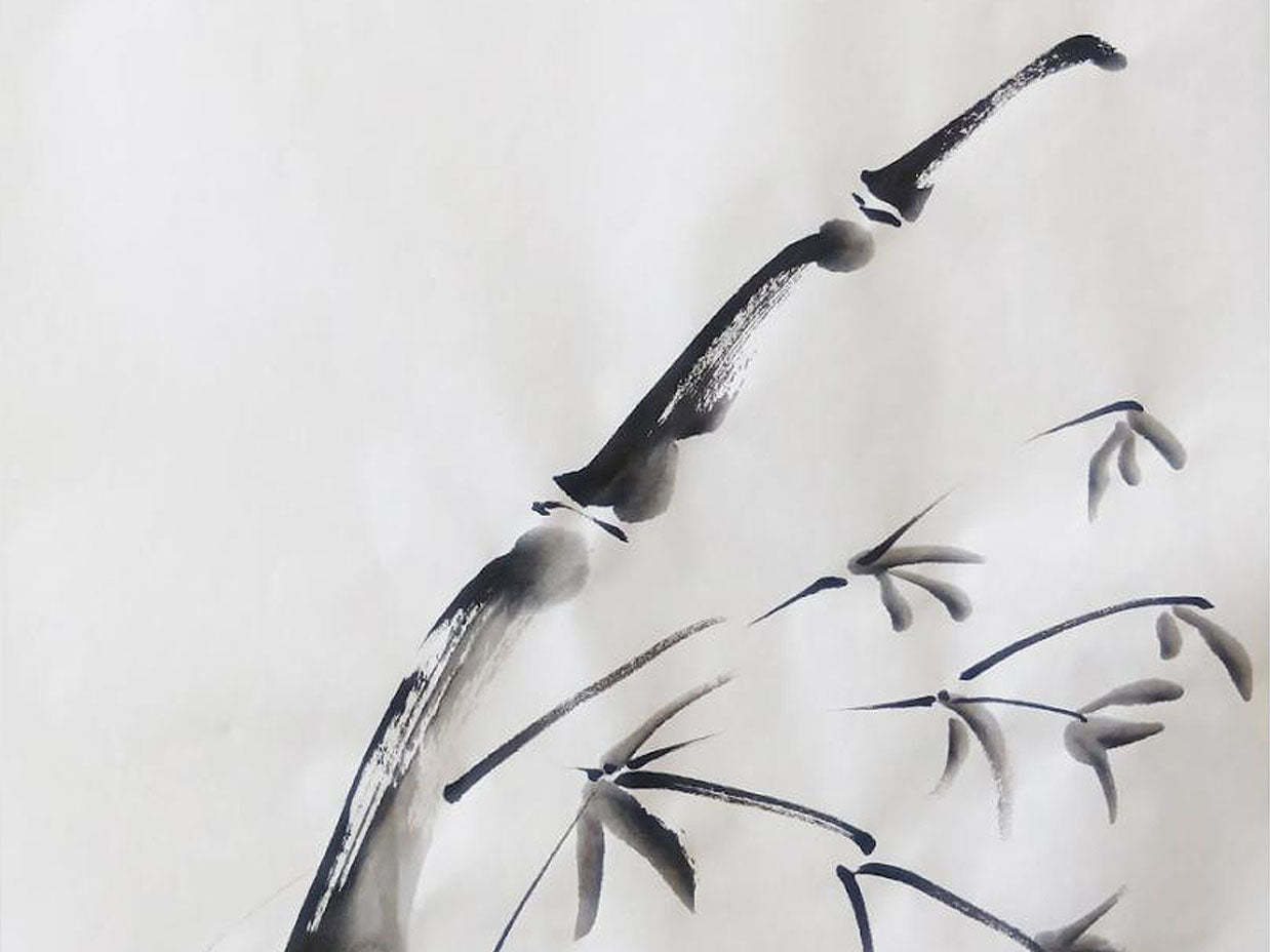 水墨画用紙　芥子園竹　F4判　100枚